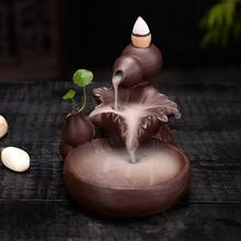 Incense Sticks Holder Backflow Incense Burner Smoke Waterfall Mountain River Handicraft Incense Holder Wierook Waterval Censer 2024 - buy cheap