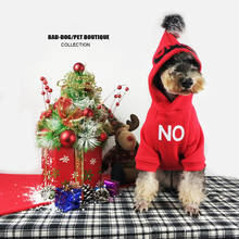 Sudadera con capucha de invierno para perro, ropa gruesa para mascota, disfraz de Navidad, sudadera cálida para cachorro, para Schnauzer, osito, Bulldog, Pug 2024 - compra barato