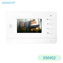 HOMSECUR 4,3 "TFT LCD белый внутренний монитор XM402 для видеодомофона 2024 - купить недорого
