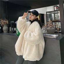 Autumn Winter Faux Fur Coat Women 2020 Casual Warm Soft Fur Jacket Plush Overcoat Baggy Clothes For Women Coat Female AA5601 2024 - buy cheap