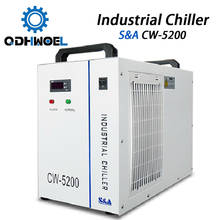 S & a cw5200-resfriador de ar para máquina de corte e gravação a laser, com resfriamento, 150w 2024 - compre barato
