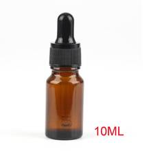 10ML Amber Glass Dropper Bottle Jars Vials With Pipette Cosmetic Perfumes Essential Oil Bottles Storage Refillable Bottles 2024 - buy cheap
