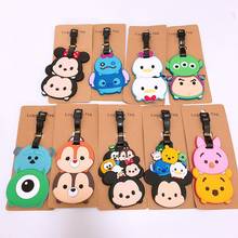 Anime Cute Disney Key Chain Cartoon Minnie Silicone Keychain Mickey Stitchdonald Duck Tag Keyring Pendant Gift Woman 2024 - buy cheap