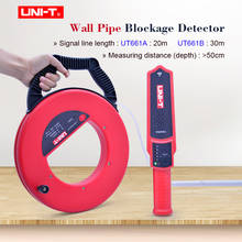 Wall PVC Iron Pipe Blockage Detector UNI-T UT661A/UT661B Wall Pipe Blockage Detector Pipe Blocking Clogging Scanner Plumber TOOL 2024 - buy cheap
