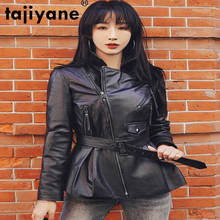 Tajiyane Real Genuine Leather Jacket Women Clothes Coats and Jackets Women Short Motocycle Sheepskin Coat Female SS13_330 WPY537 2024 - buy cheap