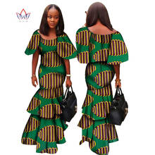 Vestidos de moda africana feminino, vestido longo elegante tradicional africano plus size para senhora wy1331 2024 - compre barato