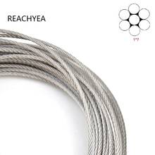 Cable suave de acero inoxidable para pesca, estructura de cuerda de tracción para tendedero, 304/0,4/0,5/0,6 MM de diámetro, 1x7 2024 - compra barato