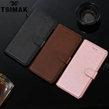 Tsimak Wallet Case For VIVO Y81 Y83 Top Quality PU leather Fip Wallet Phone Cover Case Coque 2024 - buy cheap