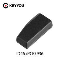 KEYYOU-llave de coche sin código, Chip transpondedor en blanco ID46 para Honda, Hyundai, Kia, Mitsubishi, Nissan, Citroen, Peugeot, Chip PCF7936, 10X 2024 - compra barato