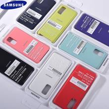 Samsung-funda Original de silicona para Samsung S21 Note 20 S20, carcasa trasera de tacto suave para Galaxy S20 + S21 +, funda protectora de piel 2024 - compra barato