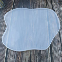 diy crystal epoxy silicone mold irregular cloud tray handmade mirror silicone Resin mold 2024 - buy cheap