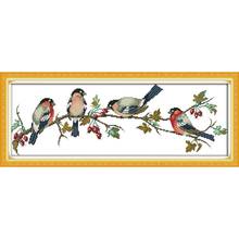 Joy friday bullfinch kits de ponto cruz série pássaros impressos chinês bordado decorações para bordado doméstico faça você mesmo conjunto 2024 - compre barato