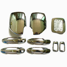 Manija de puerta cromada para coche Toyota Land Cruiser, cubierta de tanque de lámpara de espejo lateral, accesorio para Lexus LX470 100-1998 2003, 2004-2007, 13 Uds. 2024 - compra barato
