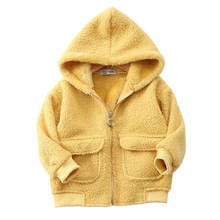 Coats for Children Autumn Winter Cardigan Soft Polar Fleece Loose Jacket 2021 New Warm Jacket Coat For Girl Boy Outerwear 3-8Y 2024 - buy cheap