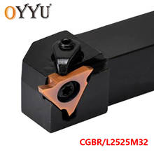 OYYU-portaherramientas de torneado CGBR2525M32, CGBL2525M32, 25mm, vástago de corte CNC, CGBR CGBL 2525 M32 2024 - compra barato