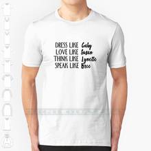 Camiseta de diseño personalizado para hombres y mujeres, camisa de algodón con estampado de "Live Like awaky", 6xl talla grande, nueva 2024 - compra barato