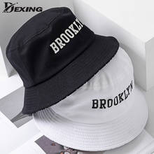 Letter Brooklyn Bucket Hat  Sad Boy Black White cotton  Fisherman Hat Outdoor Fashion Sun Cap For Men Women lovers Bob Panama 2024 - buy cheap