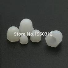 5-20Pcs DIN1587 M3 M4 M5 M6 M8 M10 white or black nylon Cap Nuts Decorative Cover Semicircle Acorn Nut 2024 - buy cheap