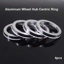 4PCS/Lot Aluminum OD: 75.1 To ID: 54.1/56.1/60.1/65.1/66.45/67.1 Car Wheel Spacer Hub Bore Spigot Centric Rings 2024 - buy cheap