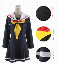 Disfraz de Anime No Game No Life Shiro para mujer, uniforme escolar de Sailor JK, peluca larga y recta para Halloween y Carival 2024 - compra barato