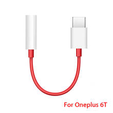 Original oneplus 8 7T N10 9RT 6t USB Type C To 3.5mm Earphone Jack Adapter Cable For oneplus 7 6t  Aux Audio Headphone Converter 2024 - buy cheap