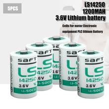 5pcs New Saft 3.6V 1200mAh LS14250 1/2AA R6 SL350 ER14250 LS-14250 Battery For CNC Machine Tools Servers Programming 2024 - buy cheap