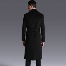 New arrival large Long Coat Male Winter Casual Double Breasted Thick fashion high quality luxury plus size SMLXL2XL3XL4XL5XL6XL 2024 - купить недорого