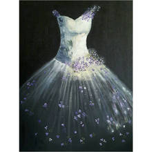 2020 New Diamond Painting Cross Stitch Wedding dress 5d Full Drill Resin Mosaic Diamond Embroidery Rhinestones arts Home Decor 2024 - buy cheap