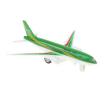 Сплав модель, зеленый цвет самолет литой, пассажирский самолет модель искусства, коллекционные вещи 2024 - купить недорого