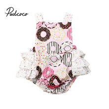 Baby Girls Bodysuits Hot Summer New Baby Girls Clothes Floral Casual Sleeveless Lace Bodysuit Jumpsuit Newborn Infant Clothing 2024 - buy cheap