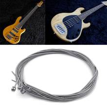 1 комплект Басовых Струн стальной шнур для 4 струн электрический Запчасти для бас-гитары (044-100) Q84C 2024 - купить недорого