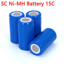Bateria recarregável de 1.2v sc, tipo 2000mah 21410 ni-mh, para aspirador de pó, varredor, drone, furadeira elétrica, bateria de ferramentas 2024 - compre barato