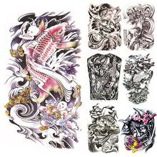 tattoo supplies Large Sexy Tattoo Skull Temporary Body Arm Stickers Removable Waterproof Sticker переводные татуировки 2024 - купить недорого