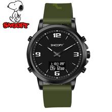 SNOOPY Original Smart Electronics Dual Display Men Women Sport Wristwatches Step Counter Calorie Stop Watch Multi Function Gift 2024 - buy cheap