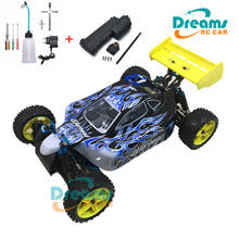 HSP Baja 1/10th Scale Nitro Power Off Road Buggy 4WD RC Hobby Car 94166 With 18cxp Engine 2.4G Radio Control 2024 - buy cheap