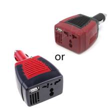 1 peça inversor de energia para carro dc 12v para ac 220v 75w adaptador usb 5v l41c 2024 - compre barato