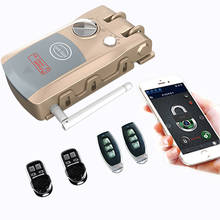 Wireless Smart Lock APP Phone BT Control Remote Control Door Lock Electronic Invisible Lock Home Security Smart Door Lock 2024 - compre barato