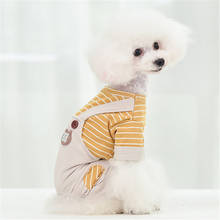 Dog Overalls Jumpsuit Spring Autumn Summer Pet Clothes Puppy Dog Clothing Yorkshire Pomeranian Poodle Schnauzer Dog Costume 2024 - buy cheap