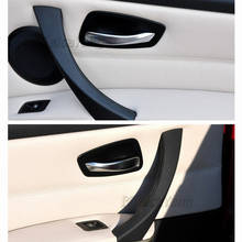 Manija Interior del coche, Panel de puerta, cubierta embellecedora, color gris, Beige, negro, izquierdo y derecho, para BMW Serie 3, E90, E91, 316, 318, 320, 325, 328 2024 - compra barato