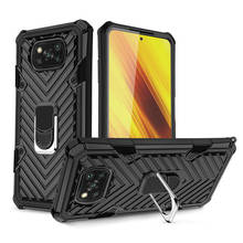 For Xiaomi POCO X3 NFC  Cases Shockproof Armor Case Ring Stand Bumper Phone Case Back Cover For Xiaomi Pocophone X3 NFC Cases 2024 - buy cheap