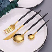 Dinnerware Set 18/10 Stainless Steel Cutlery Set Dinner Knife Fork Set Spoon Teaspoon Flatware Tableware Kitchen Silverware 2024 - buy cheap