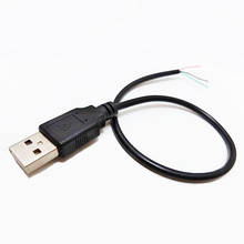 NCHTEK USB 2.0 A Male Plug 4 Pin 4 Wire Data Charge Cable Cord Connectors DIY , USB wire , 20pcs , Free shipping 2024 - buy cheap