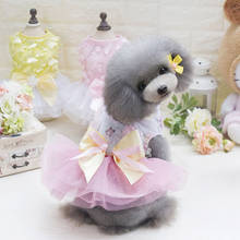 Pet Dress Candy Colorful Dog Dress Dog Clothing Pet Clothing Cotton Dog Clothes Girl  Multi-color Floral  Pet Dog Wedding Dress 2024 - buy cheap