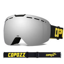 COPOZZ professional ski goggles 2s quick replace lens Anti-fog Skiing Glasses Snowboard ski glasses Ski Mask for Men Women 2024 - buy cheap