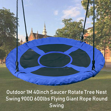 40 100cm Large Capacity Kids Outdoor Round Nest Hanging Rope Tree Swing Children Garden Play Toy Swings Blue Color 1pcs Buy Cheap In An Online Store With Delivery Price Comparison Specifications