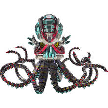 Microworld 3D Metal Puzzle Octopus Devil Animal Model kits DIY Laser Cut Assemble Jigsaw Toys GIFT For Children 2024 - buy cheap