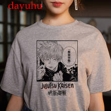 Camiseta de Anime japonés para hombre, Kaisen playera de Jujutsu, Tops Kawaii de verano, Camisetas estampadas de Yuji Itadori, camiseta Unisex de dibujos animados 2024 - compra barato