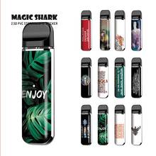 Magic Shark Malaysia Baboon God Christian Leaf Enjoy PVC Case Cover Sticker for Smok Novo E Cigarette Vape Kit 2024 - buy cheap
