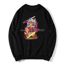 Ahsoka-Sudadera con capucha de superhéroes para hombre, suéter de dibujos animados de superhéroes, Anime, ropa de calle Harajuku, primavera y otoño 2024 - compra barato