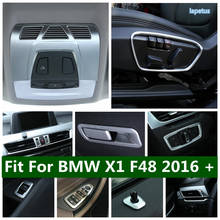 Kit de reajuste Interior mate para BMW X1 F48 2016-2021, cabezal/lámparas de lectura de techo/aire AC/vidrio/caja de guantes, embellecedor de cubierta de Panel de engranaje 2024 - compra barato